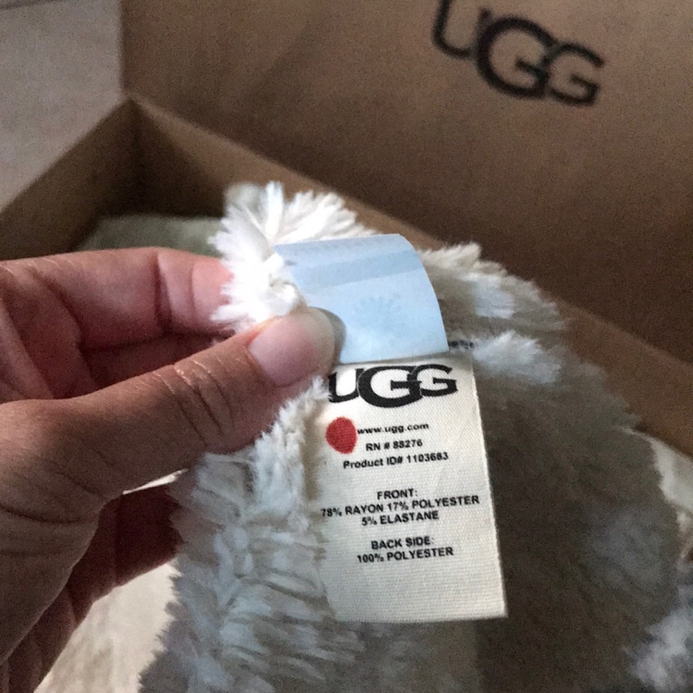 Women’s UGG PORTOLA REVERSIBLE ROBE M - Picture 7 of 7